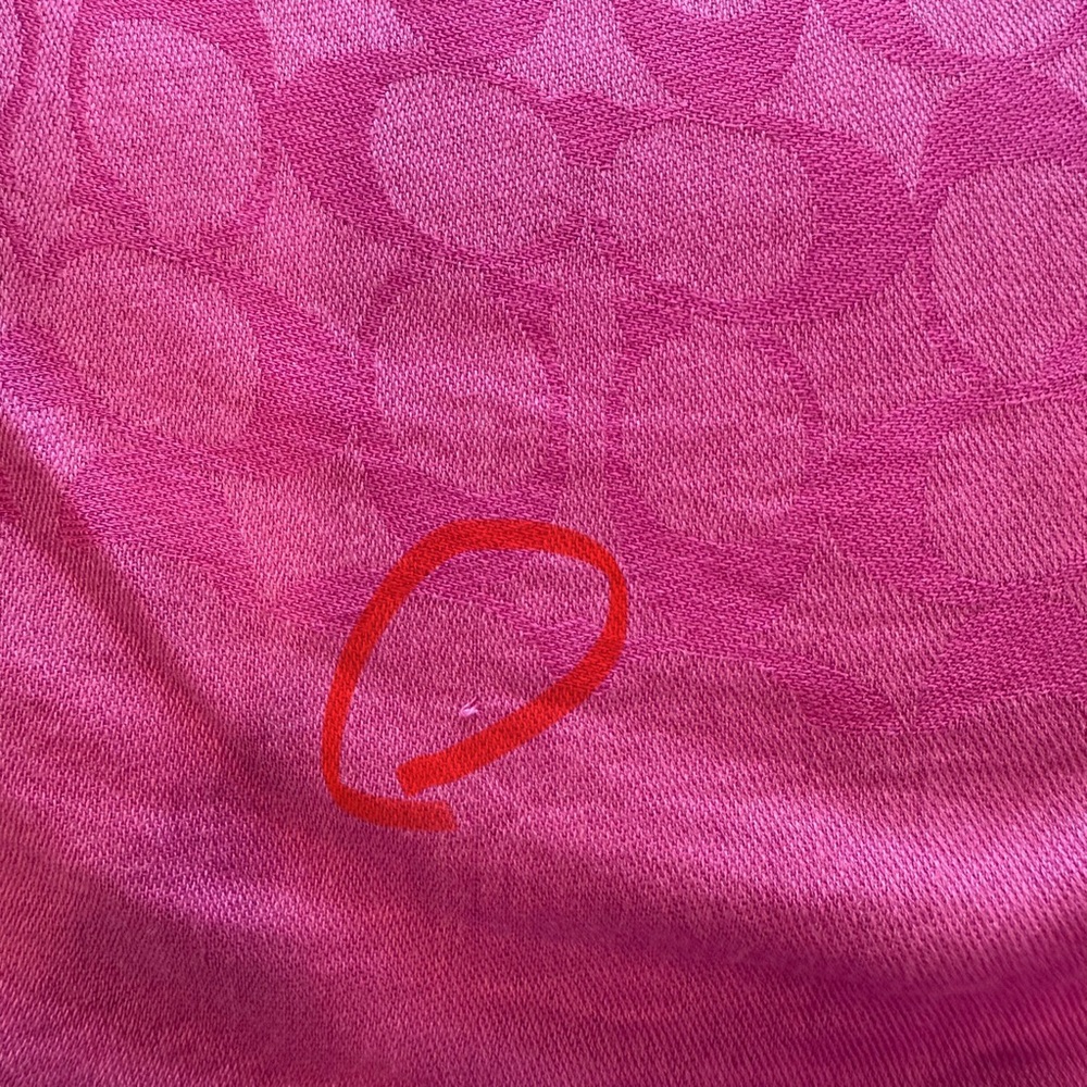 COACH Momogram WRAP Scarf - Picture 13 of 13